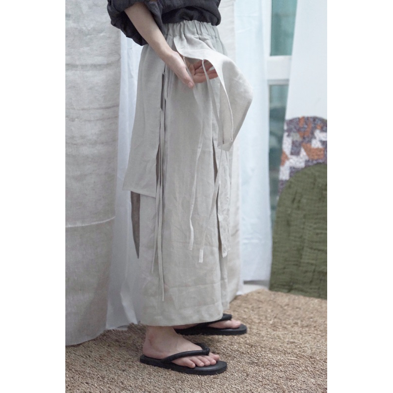 Quần Hakama thiết kế cao cấp chất liệu linen  by Calm