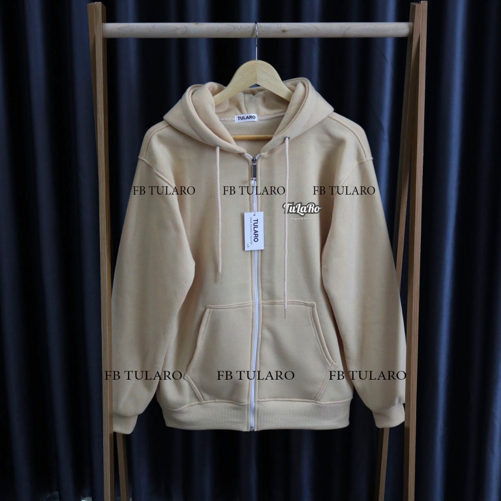 Áo khoác nỉ, áo khoác nam nữ, hoodie zip chất nỉ bông cao cấp TULARO - TLR2