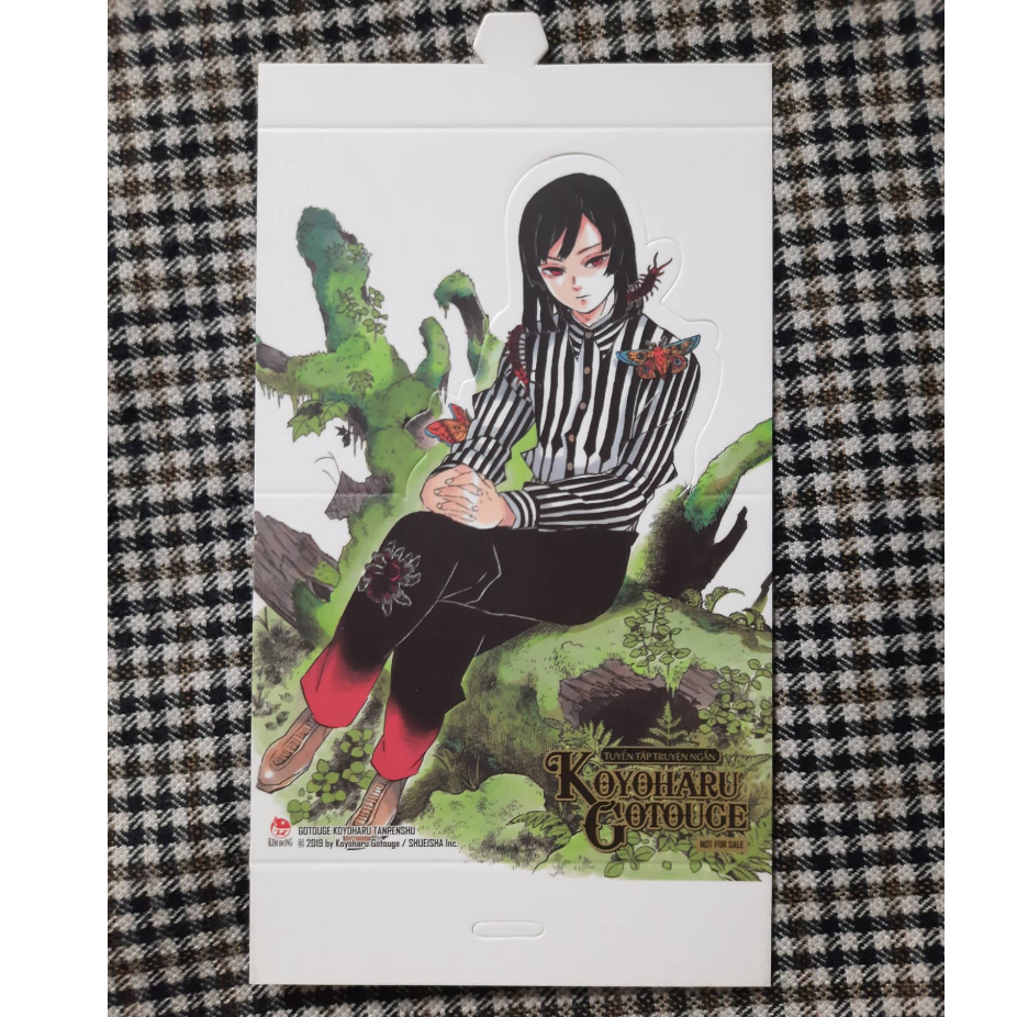 Postcard One Piece 99/100/101 + Standee TGDQ + Postcard Iruma vol 9 + Box Khi tế bào làm việc + Pk Sasaki vol 2