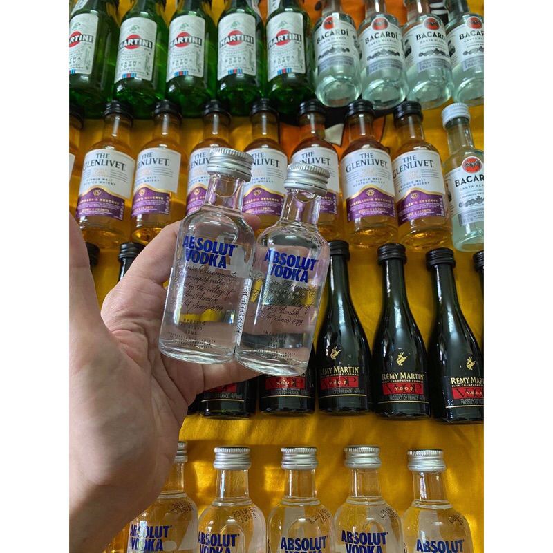 SET 10 CHAI RƯỢU MINI TRANG TRÍ