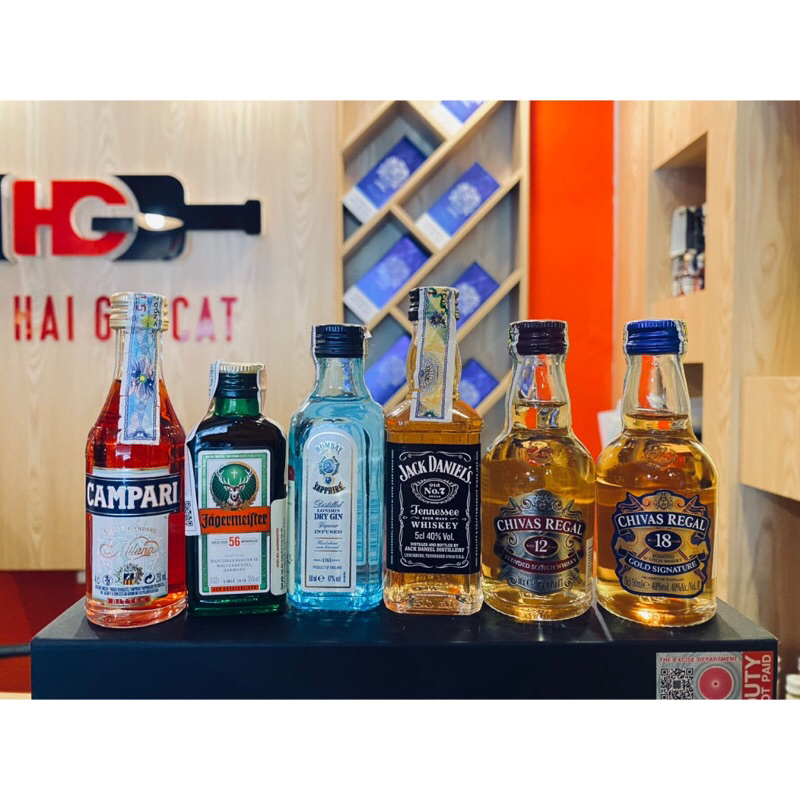 SET 10 CHAI RƯỢU MINI TRANG TRÍ