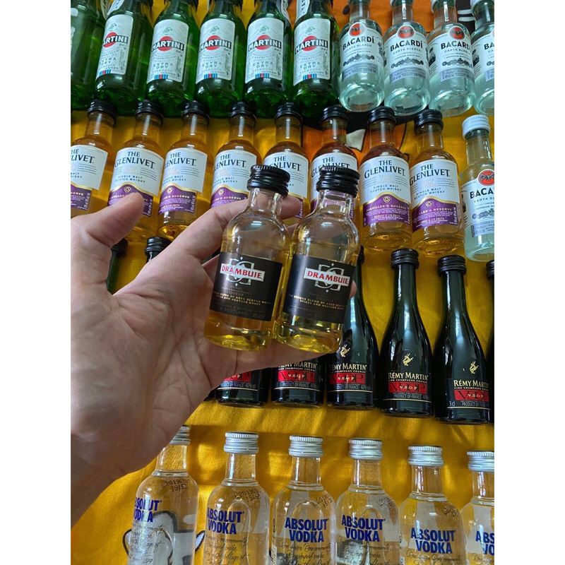 SET 10 CHAI RƯỢU MINI TRANG TRÍ