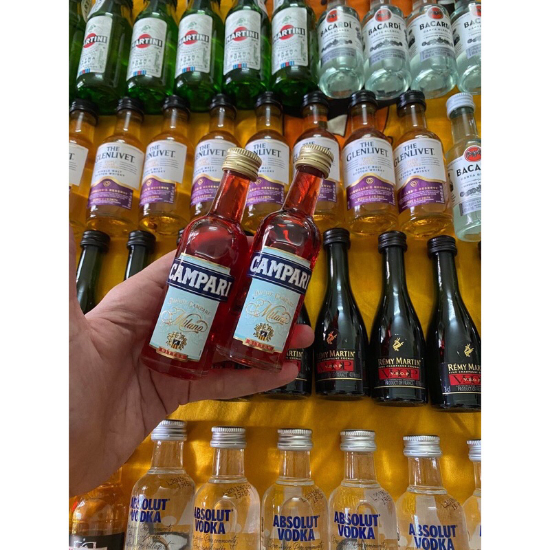 SET 10 CHAI RƯỢU MINI TRANG TRÍ