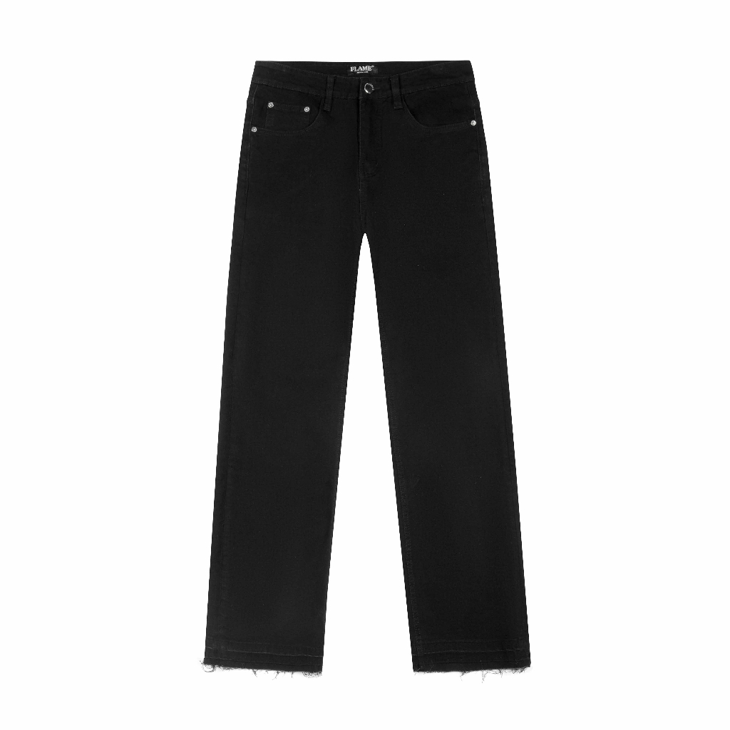 Quần Jeans Nam Ống Suông - Straight Denim in Black