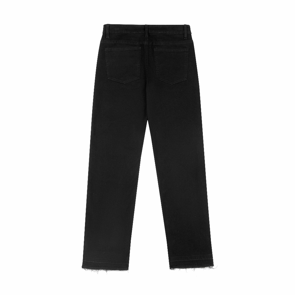 Quần Jeans Nam Ống Suông - Straight Denim in Black