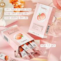 Mặt nạ sủi bọt thải độc đào trắng da dưỡng da mặt giảm mụn, thâm
