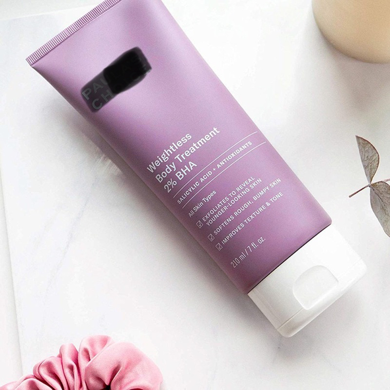 Kem dưỡng thể làm mịn da, sáng da, giảm viêm lỗ chân lông Weightless Body Treatment With 2% BHA 210ml