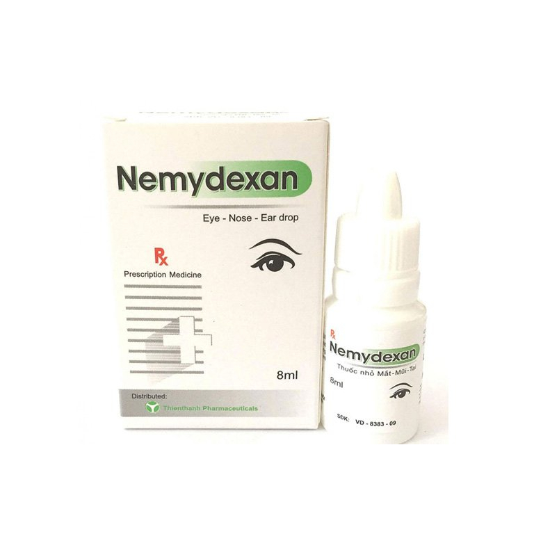 Nemydexan nhỏ mắt, mũi, tai 8ml