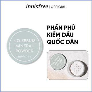 Phấn phủ innifree chống thấm nước kiềm dầu dạng bột 5g