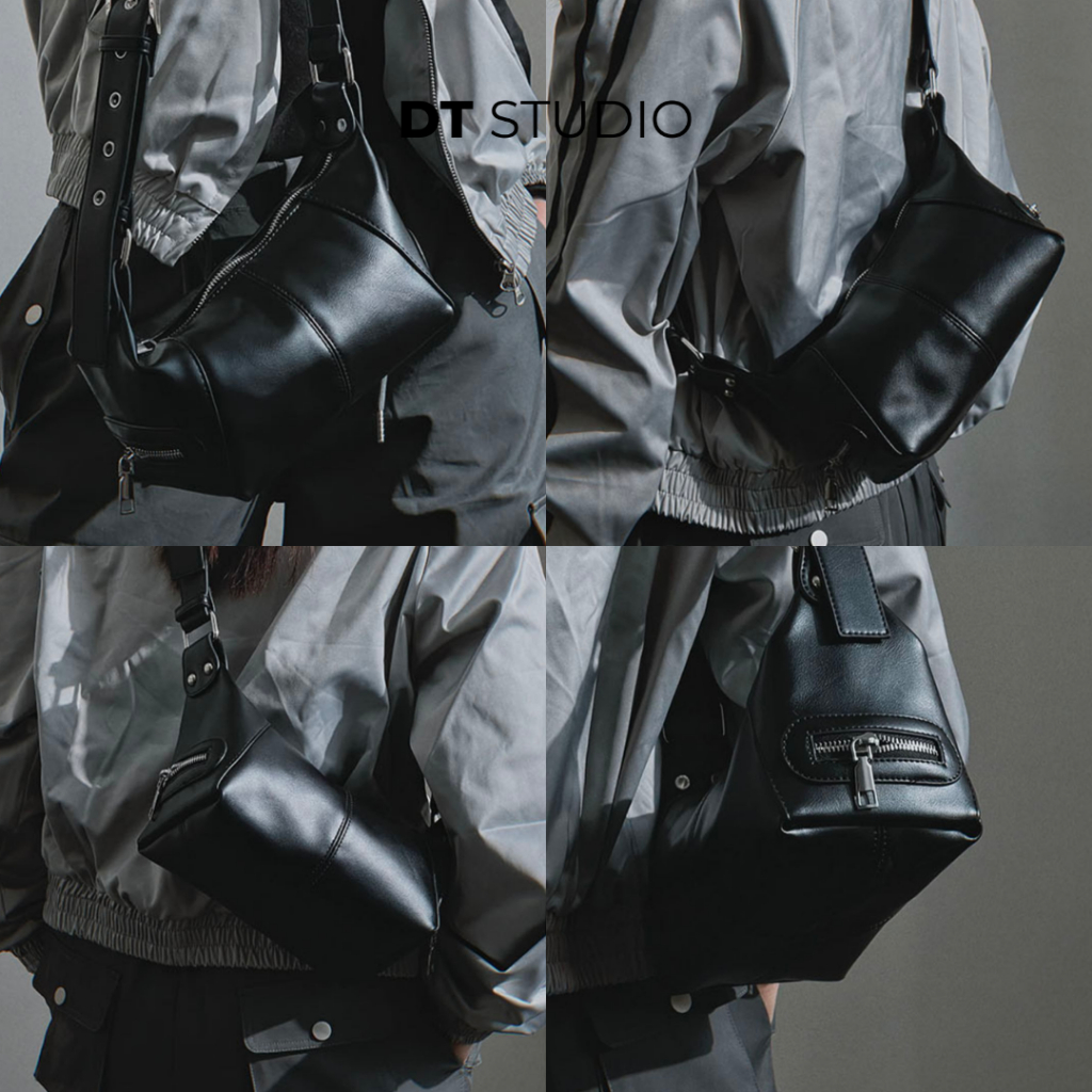 Túi đeo vai sức chứa lớn túi sát nách dáng bánh mì siêu ngầu 1 dây đeo vai DT003