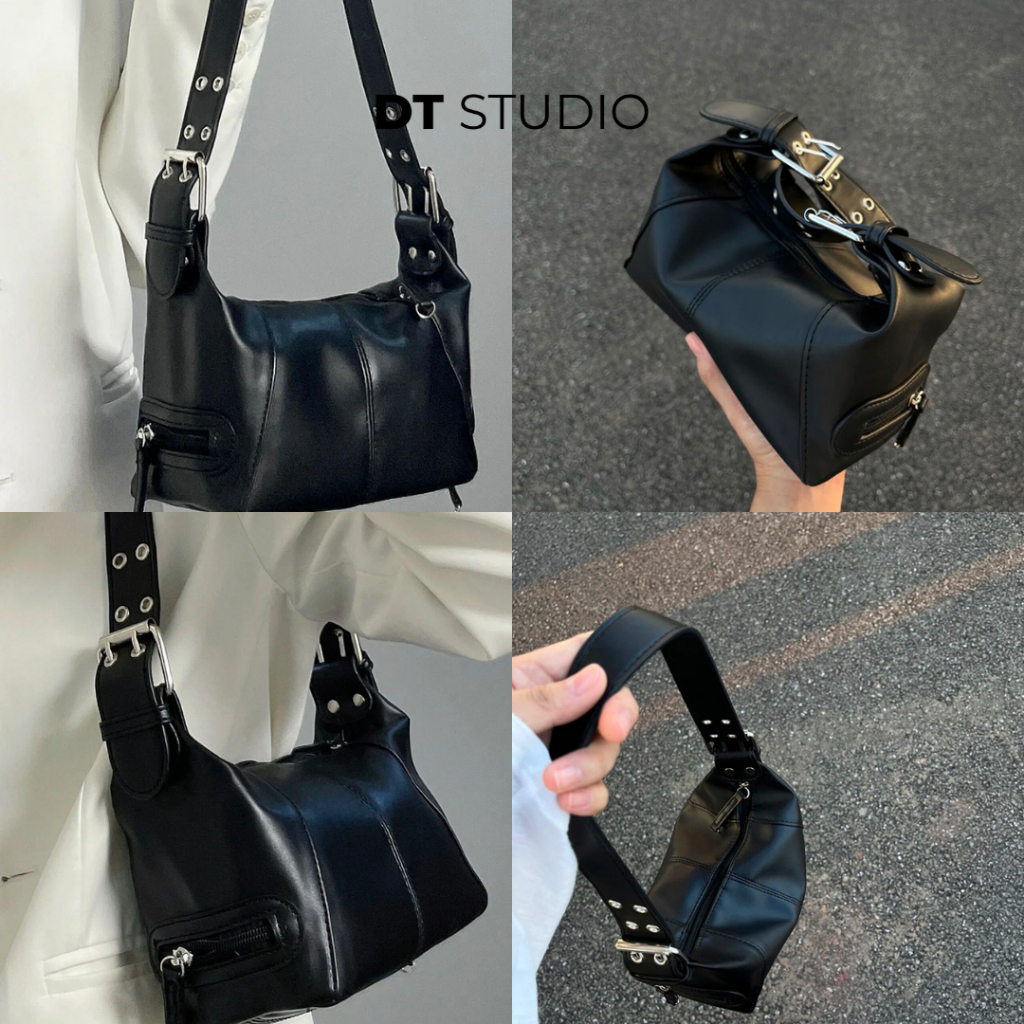 Túi đeo vai sức chứa lớn túi sát nách dáng bánh mì siêu ngầu 1 dây đeo vai DT003