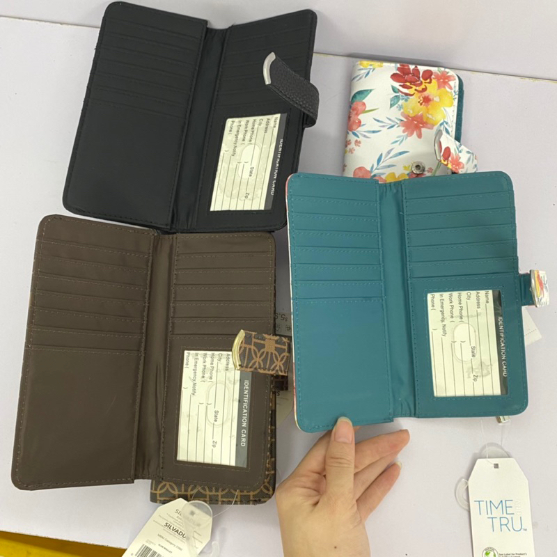 Combo ví da dáng dài xuất dư siêu sale