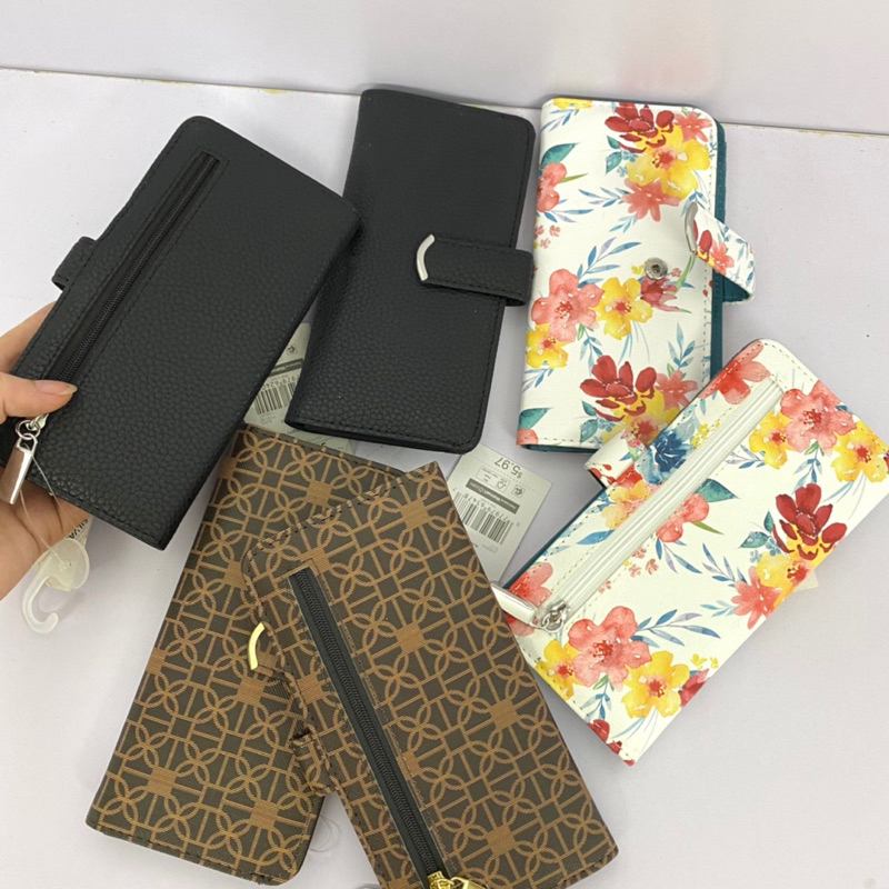 Combo ví da dáng dài xuất dư siêu sale