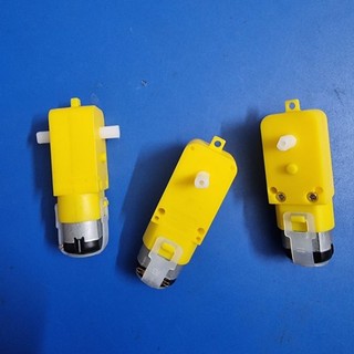 Động cơ giảm tốc 3V-9V bánh xe chế xe mô hình loại 1 trục 2 trục
