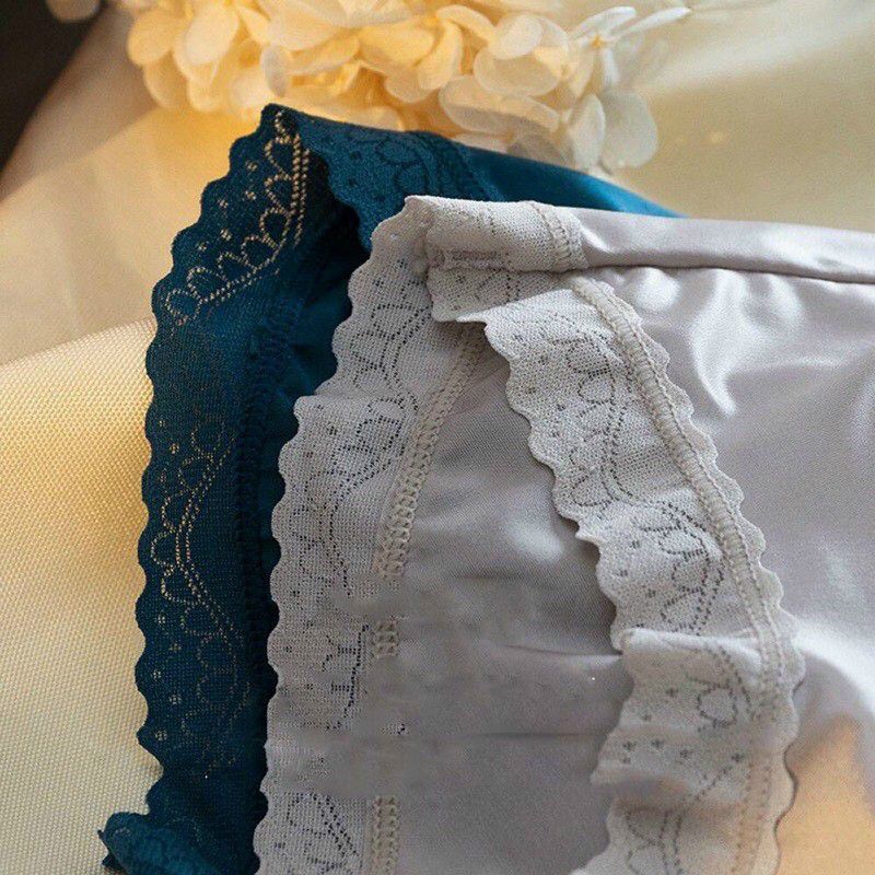 Quần lót Chất liệu lụa băng siêu mát mịn cạp Cao siêu mịn, siêu thoáng