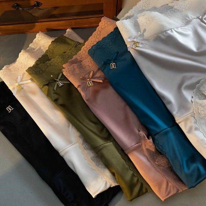 Quần lót Chất liệu lụa băng siêu mát mịn cạp Cao siêu mịn, siêu thoáng