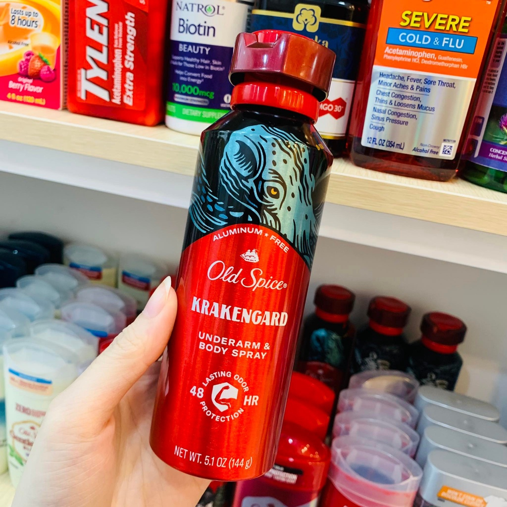 Chai Xịt Khử Mùi Mỹ Old Spice Body Spray Chính Hãng 144gr