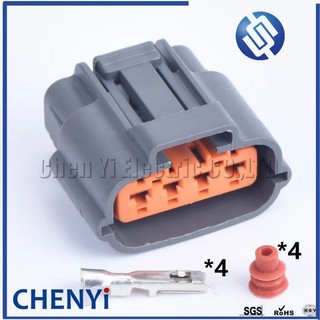 Giắc cắm cái 4 dây chia điện cây delco 6195-0030