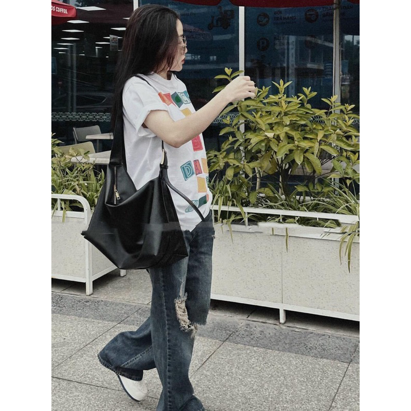 ÁO THUN GIẤY FOM RỘNG