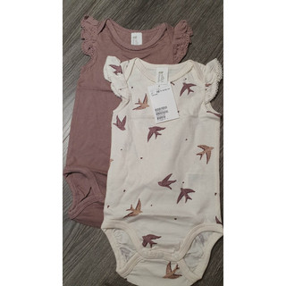 1 set 2 chiếc body cánh tiên romper HM H&M auth cho bé xinh