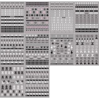 Sticker dán móng thương hiệu hot