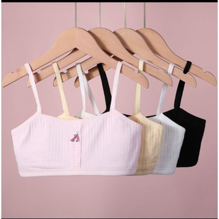 Áo bra học sinh - Áo lá học sinh cotton tăm loại đẹp 6078