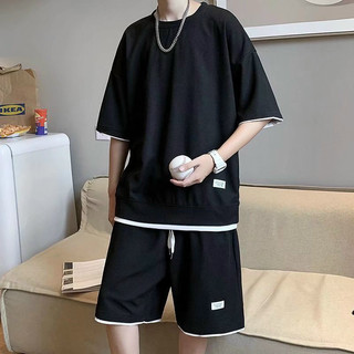 Bộ unisex form rộng tay lỡ vải cotton