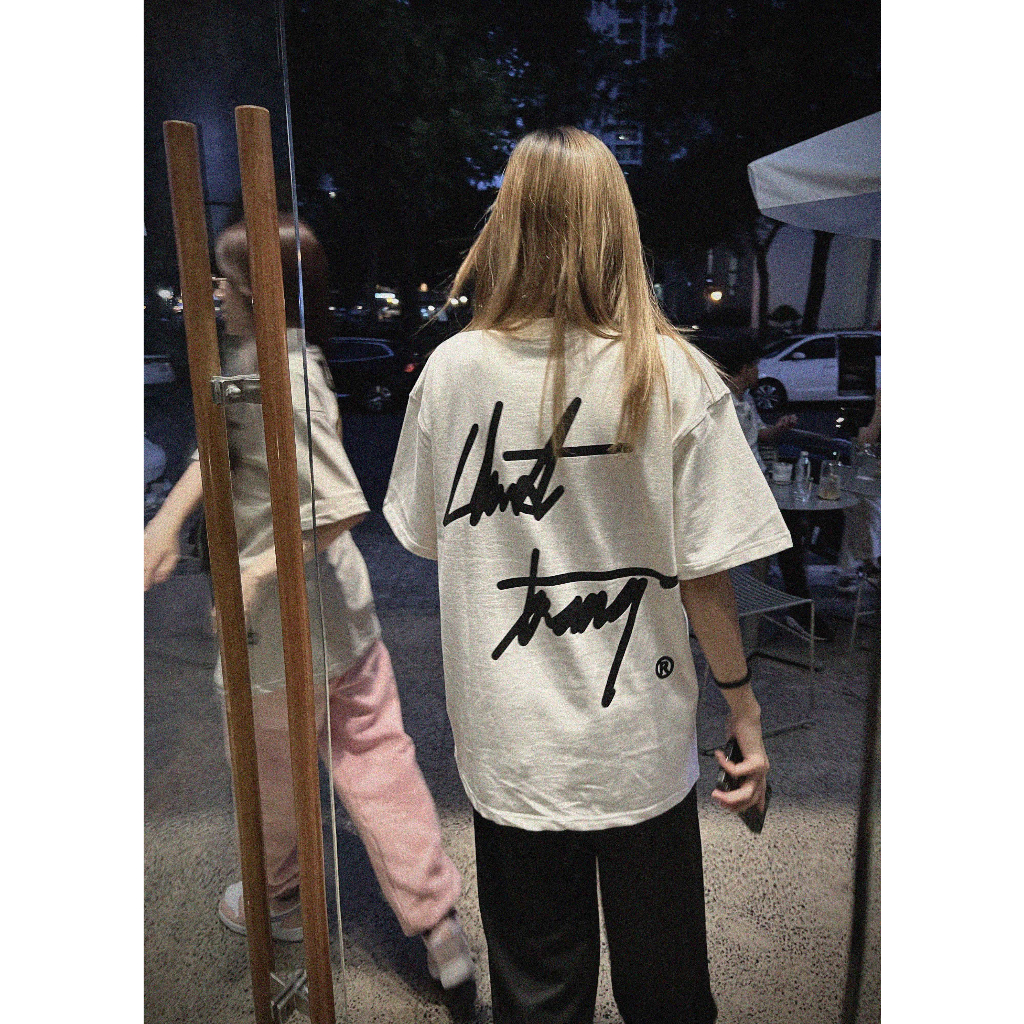 ÁO THUN BIG SS white CHUOTTRANG