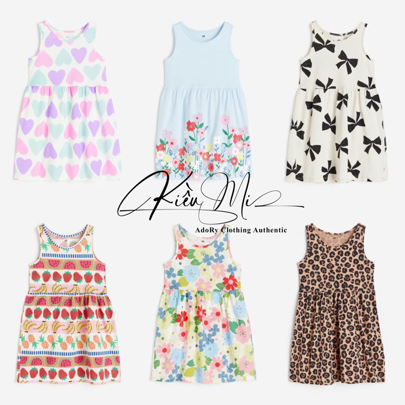 Váy auth HM cho bé gái mẫu mới 2023