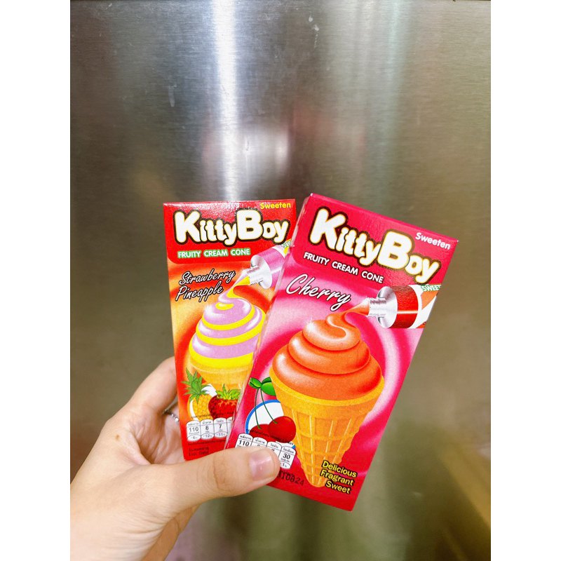Bánh ốc kem tự làm Kitty Boy 20gram/hộp
