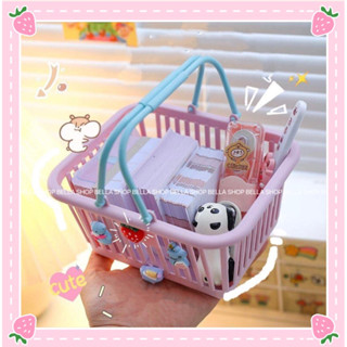 Giỏ Cầm Tay Mini, Giỏ Đựng Đồ Phòng Tắm [ Tặng Kèm Sticker ]