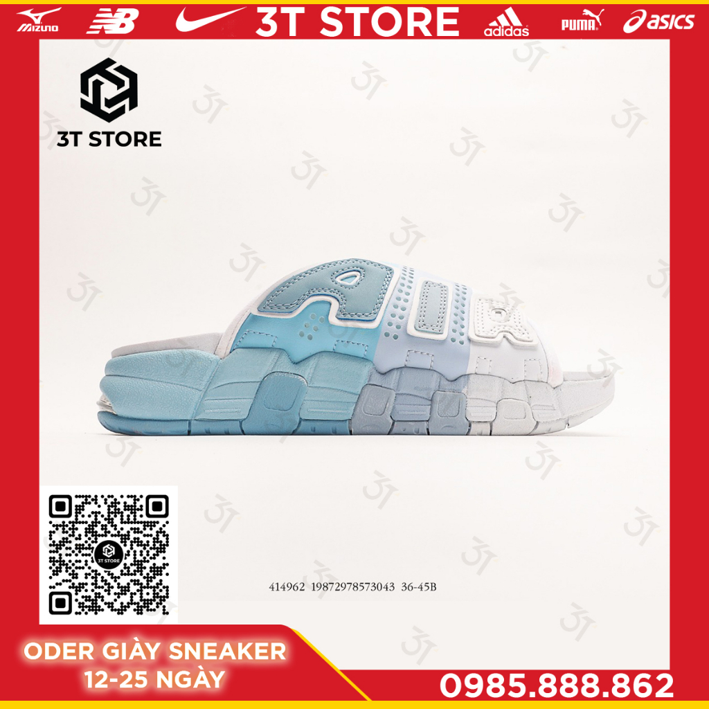 GIÀY SNEAKER MÃ SẢN PHẨM: 414962_NIKE AIR MORE Uptempo Slide_FULL BOX_FREE SHIP TOÀN QUỐC