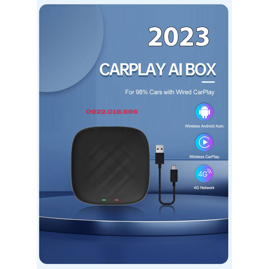 CARPLAY ANDROID BOX AI XE MERCEDES TẶNG VIETMAP S2 FREE– BIẾN MÀN ZIN CỦA Ô TÔ THÀNH MÀN ANDROID – RAM 4GB,ROM 64GB