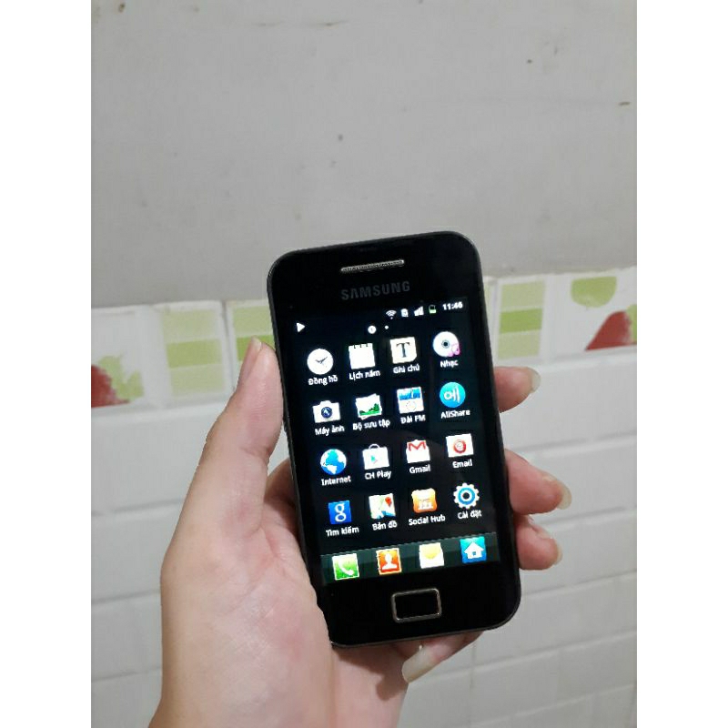 Điện thoại cũ Samsung Ace S5830i zin tem, chữa cháy, sưu tầm