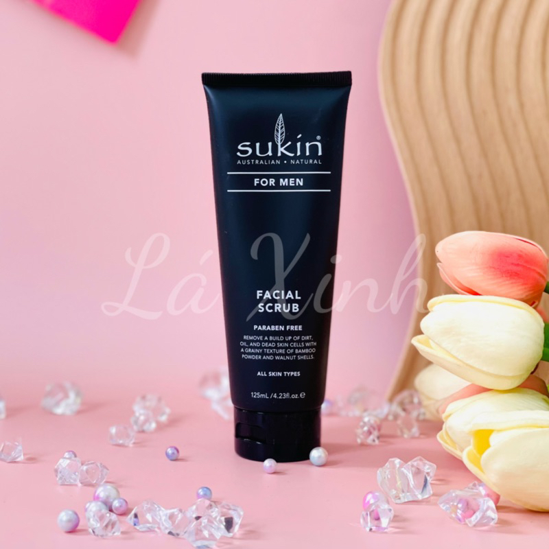 Kem làm sạch tế bào chết dành SUKIN 125ml Úc Thành Phần Lành Tính