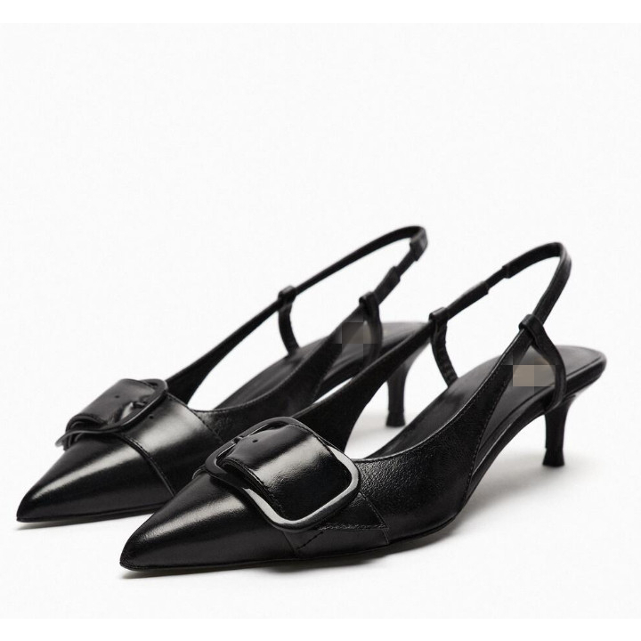 BIGSIZE 35-41 (ORDER) GIÀY CAO GÓT ZARA MŨI KHÓA GÓT NHỌN 5CM