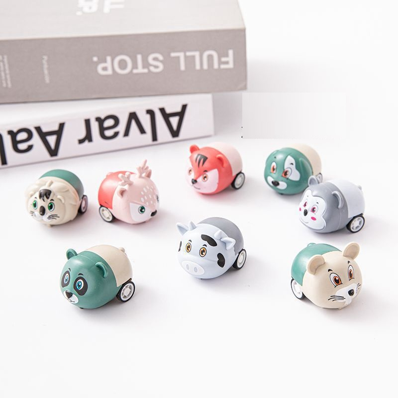 Đồ chơi chạy cót, Thú chạy cót bằng nhựa ABS màu sắc dễ thương chuyển động cho bé trai và bé gái