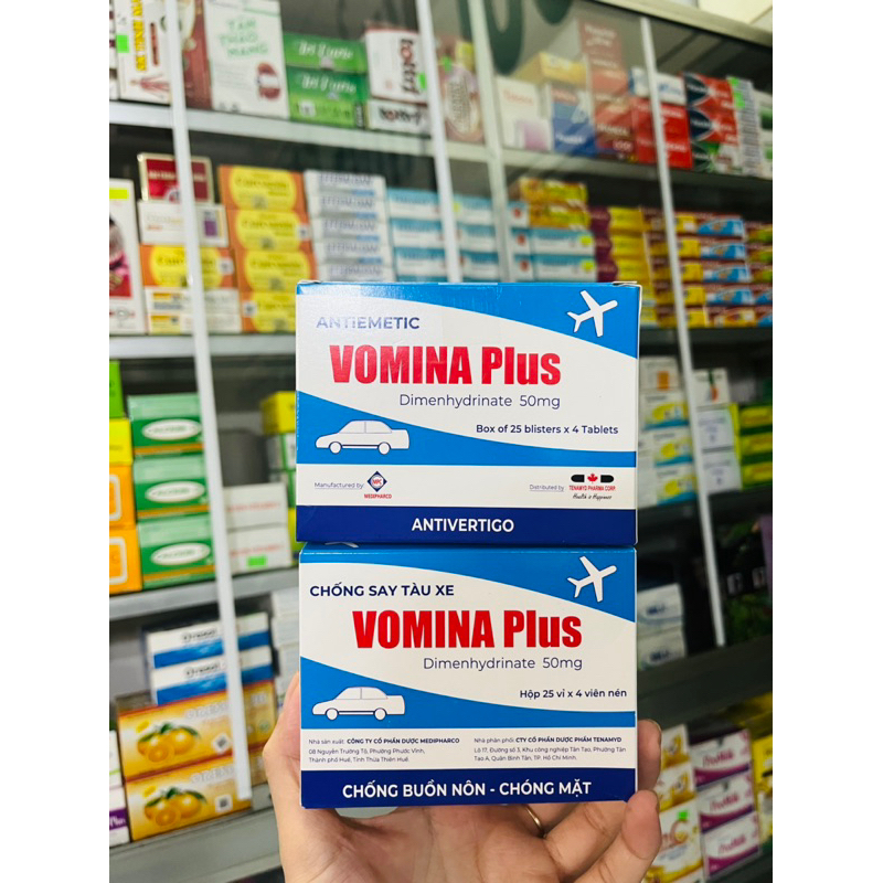 Viên uống chống say tàu xe VOMINA Plus