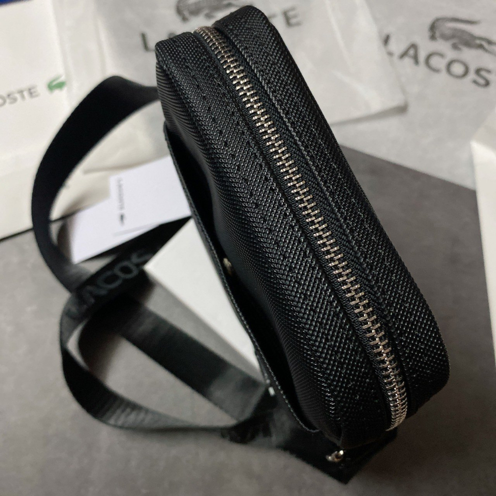 Túi Chéo Nam LCST, Chất da sần mịn với khoá zip logo nét, Hàng full tem, tag chuẩn hãng. size Size 20x14x4cm - TL1