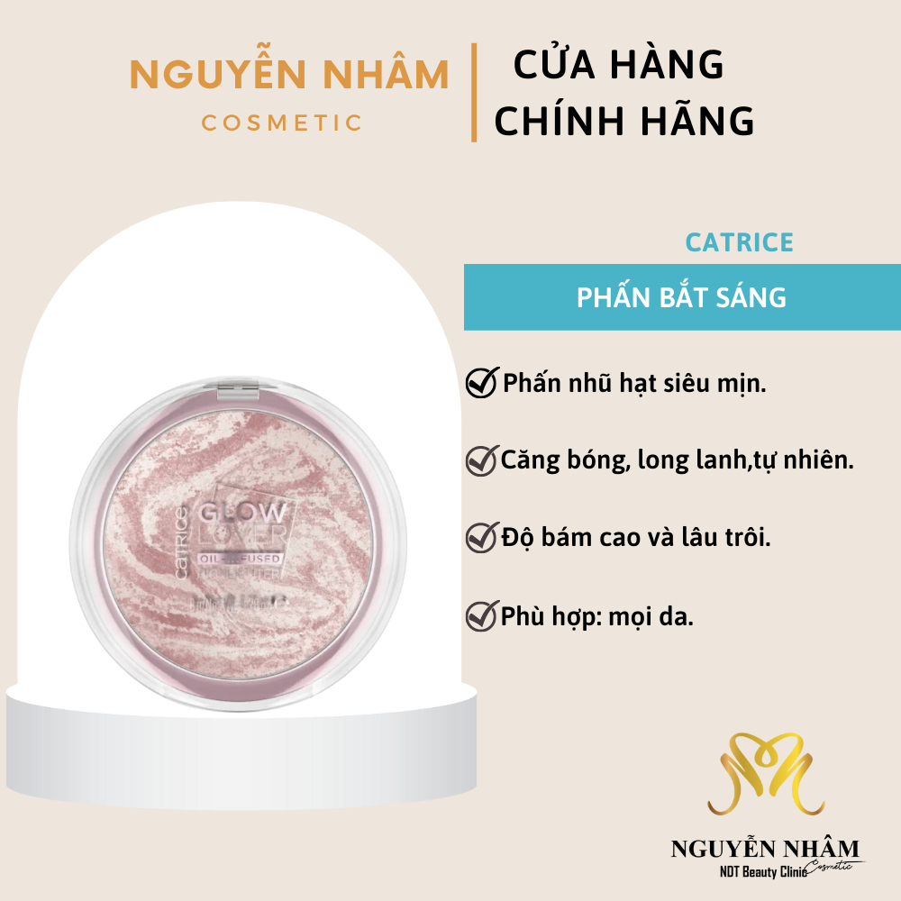 Phấn bắt sáng Catrice High Glow Mineral Highlighting Powder