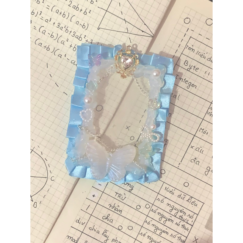 Toploader decor ren thạch màu xanh🦋