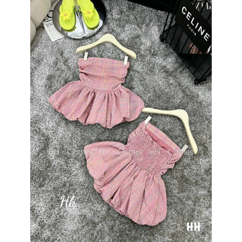 Áo Ống Mocking Lưng Nhún Lưng Bí Cực Phẩm 2 Lớp Sịn Chất Đũi