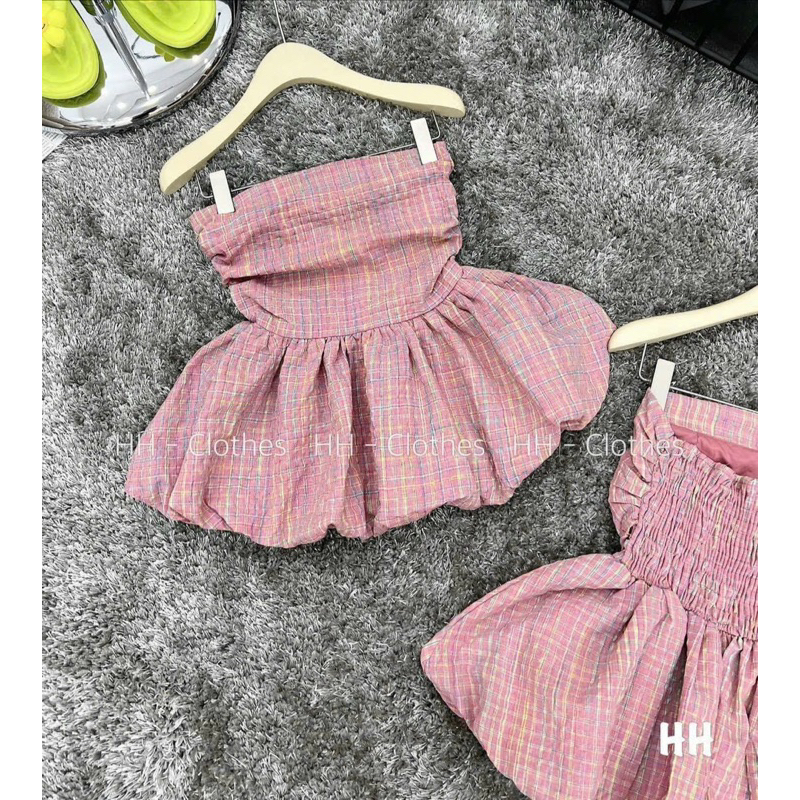 Áo Ống Mocking Lưng Nhún Lưng Bí Cực Phẩm 2 Lớp Sịn Chất Đũi