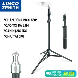 Chân đèn chân máy ảnh  Hàng chuẩn Linco Zenith 8806  2M loại xịn