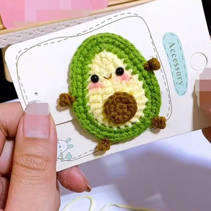 Kẹp Tóc Len Handmade Ver 2