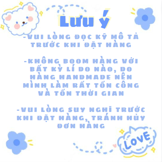 Kẹp Tóc Len Handmade Ver 2