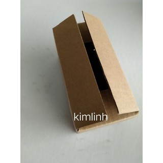50 hộp giấy size 25x10x5 hộp mặt trong và ngoài nâu