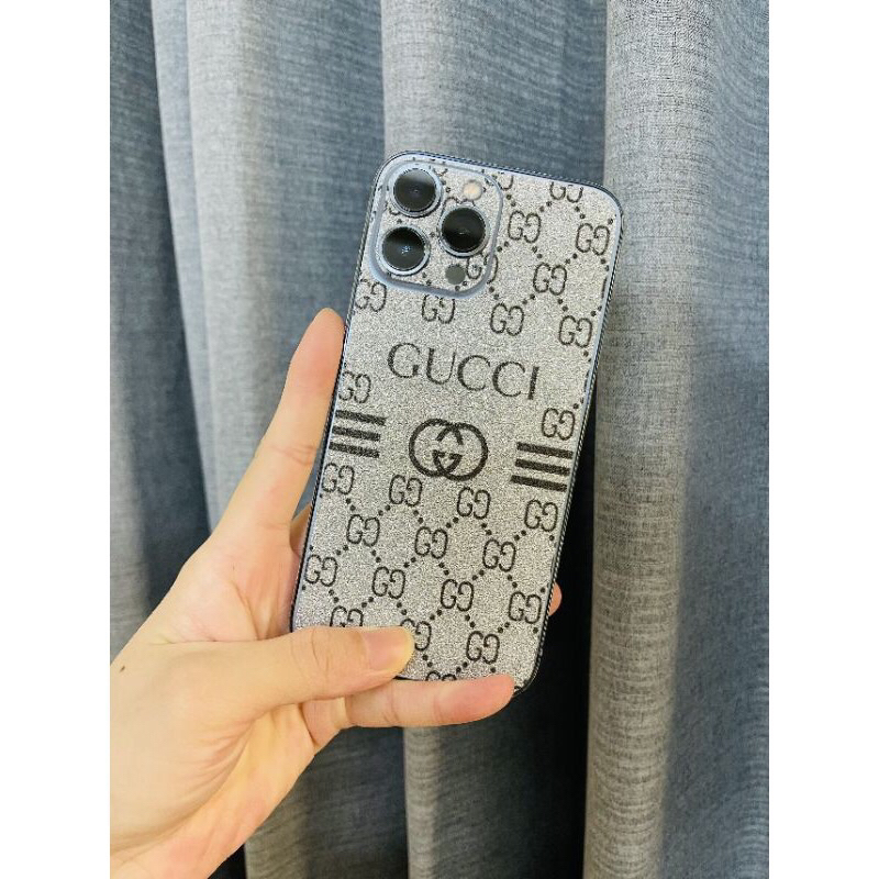 Miếng dá Skin Nhũ Kim tuyến loại Xịn  full viền lưng camera iphone 7plus 8plus X xs xsmax 11 12 13 14 pro max 14plus