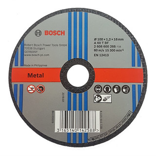 Đá cắt 100x 1,2x 16mm bosch 2608600266