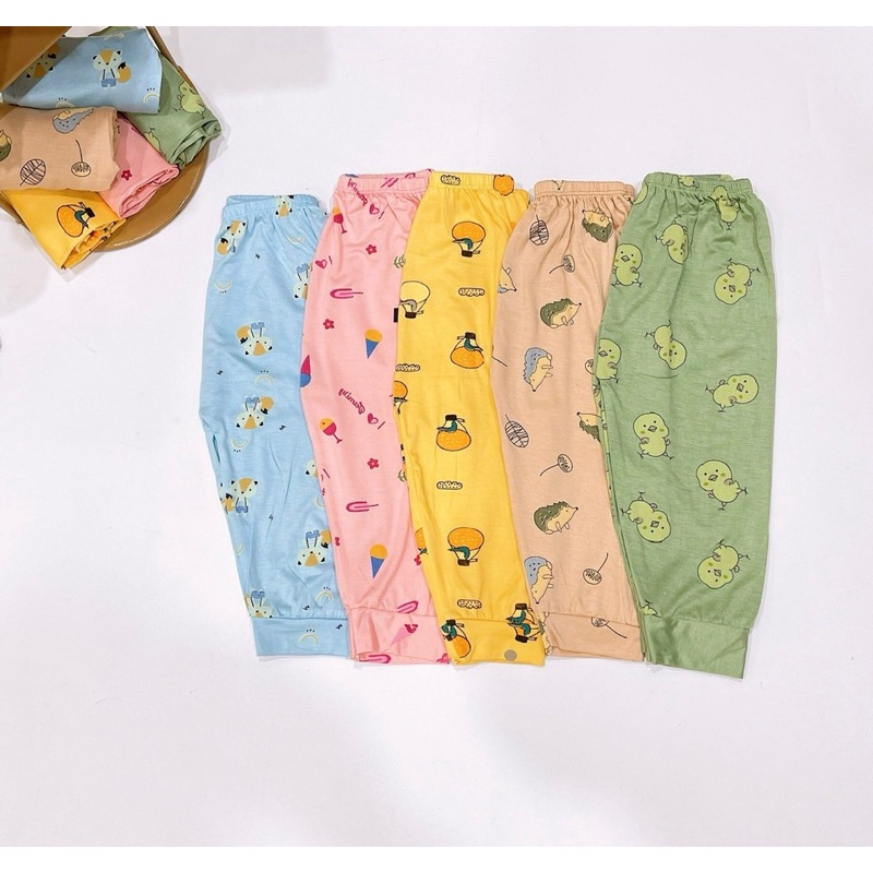 Quần dài bé trai , quần dài bé gái  chất thun lạnh từ sơ sinh đến 15kg